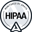 HIPAA compliance monitored by Drata